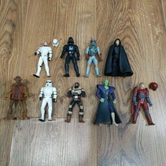 Star Wars Vintage Action Figures Lot of 35 Loose 1995 Kenner to 2004 Hasbro - Picture 3 of 13